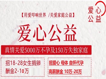 隆林捐卵助孕生子 爱心志愿者招募